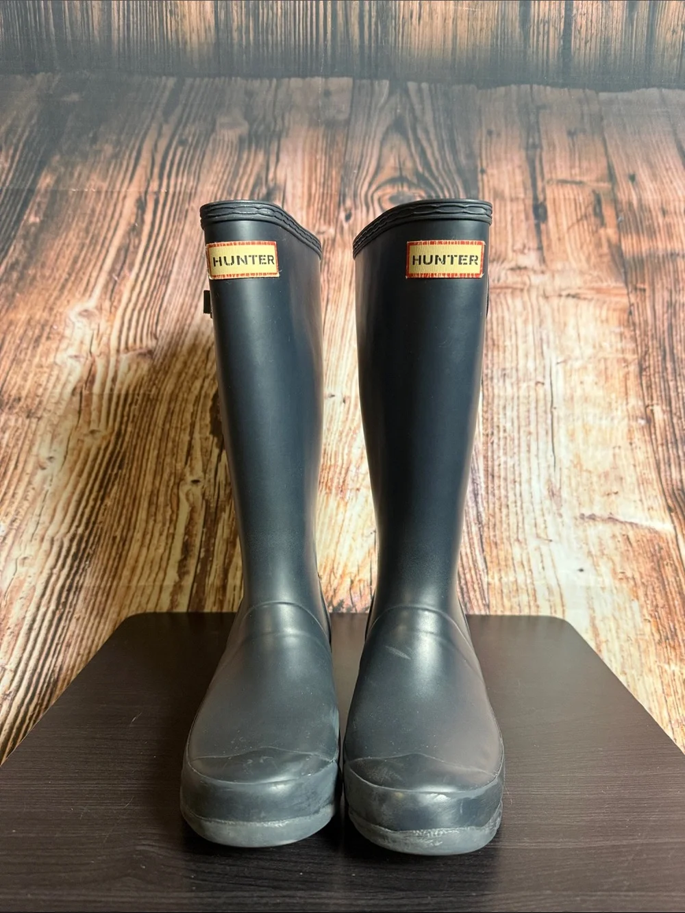 Hunter Kids Tall Rain Boots Youth Boys Sz 2